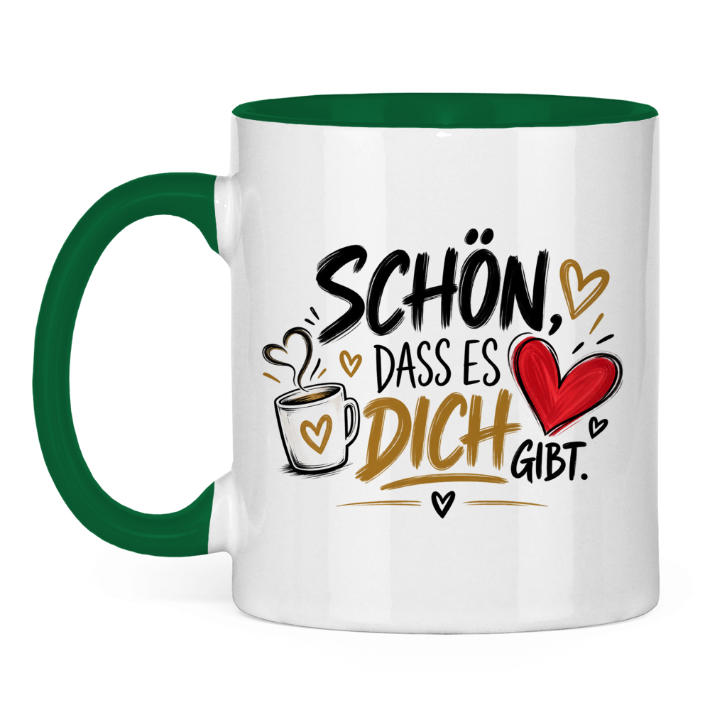 Tasse „Schön, dass es dich gibt“ – Geschenk für Lieblingsmenschen