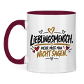 Lieblingsmensch Tasse „Mehr muss man nicht sagen“ – Geschenk mit Herz