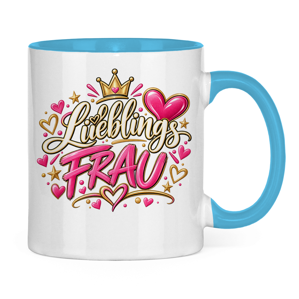 Lieblingsfrau Tasse – Geschenk für Ehefrau, Freundin & Partnerin