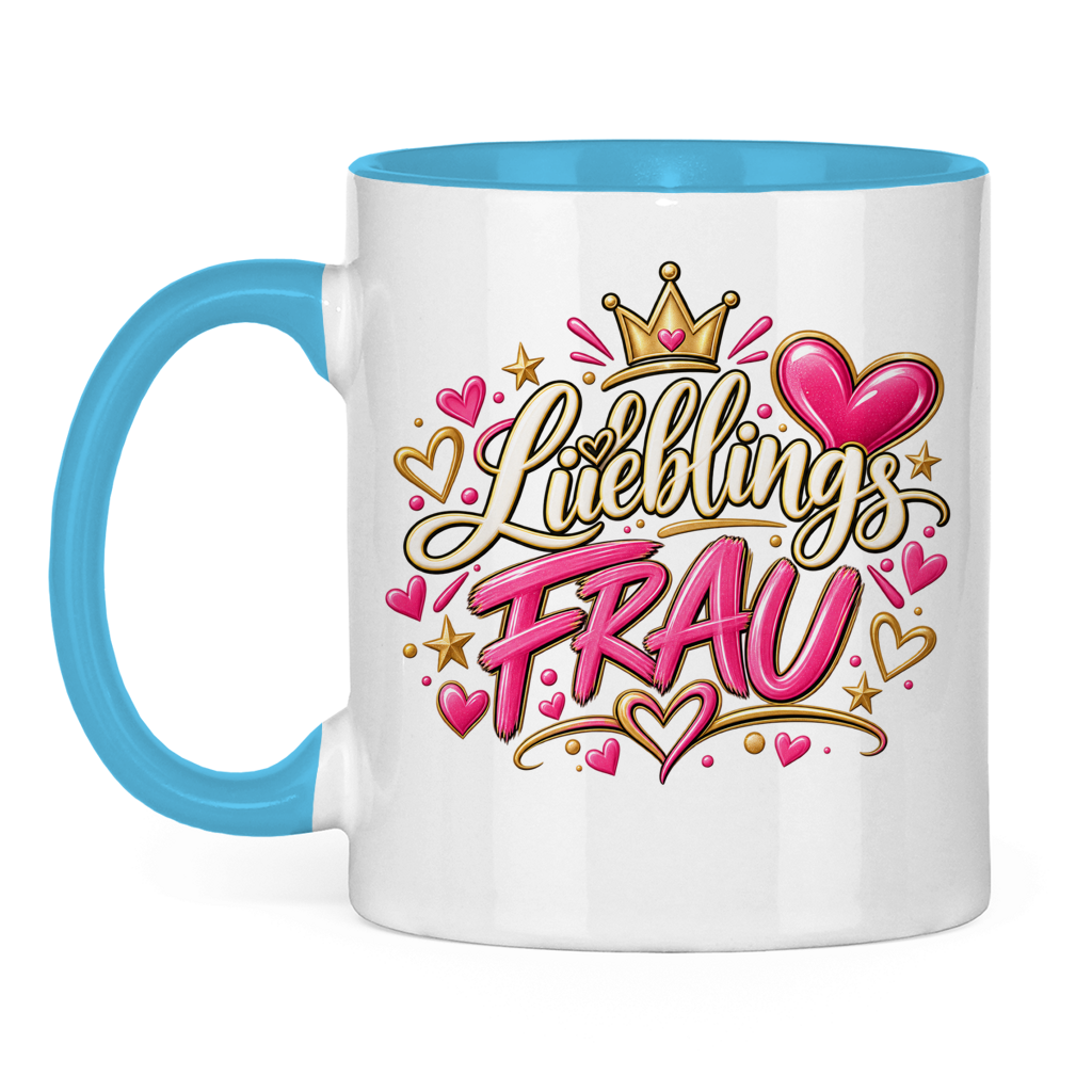 Lieblingsfrau Tasse – Geschenk für Ehefrau, Freundin & Partnerin