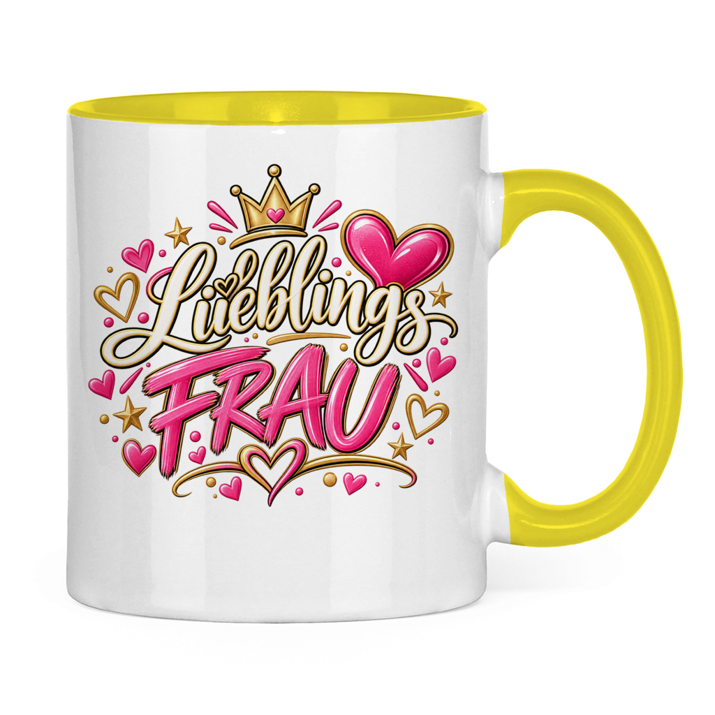 Lieblingsfrau Tasse – Geschenk für Ehefrau, Freundin & Partnerin