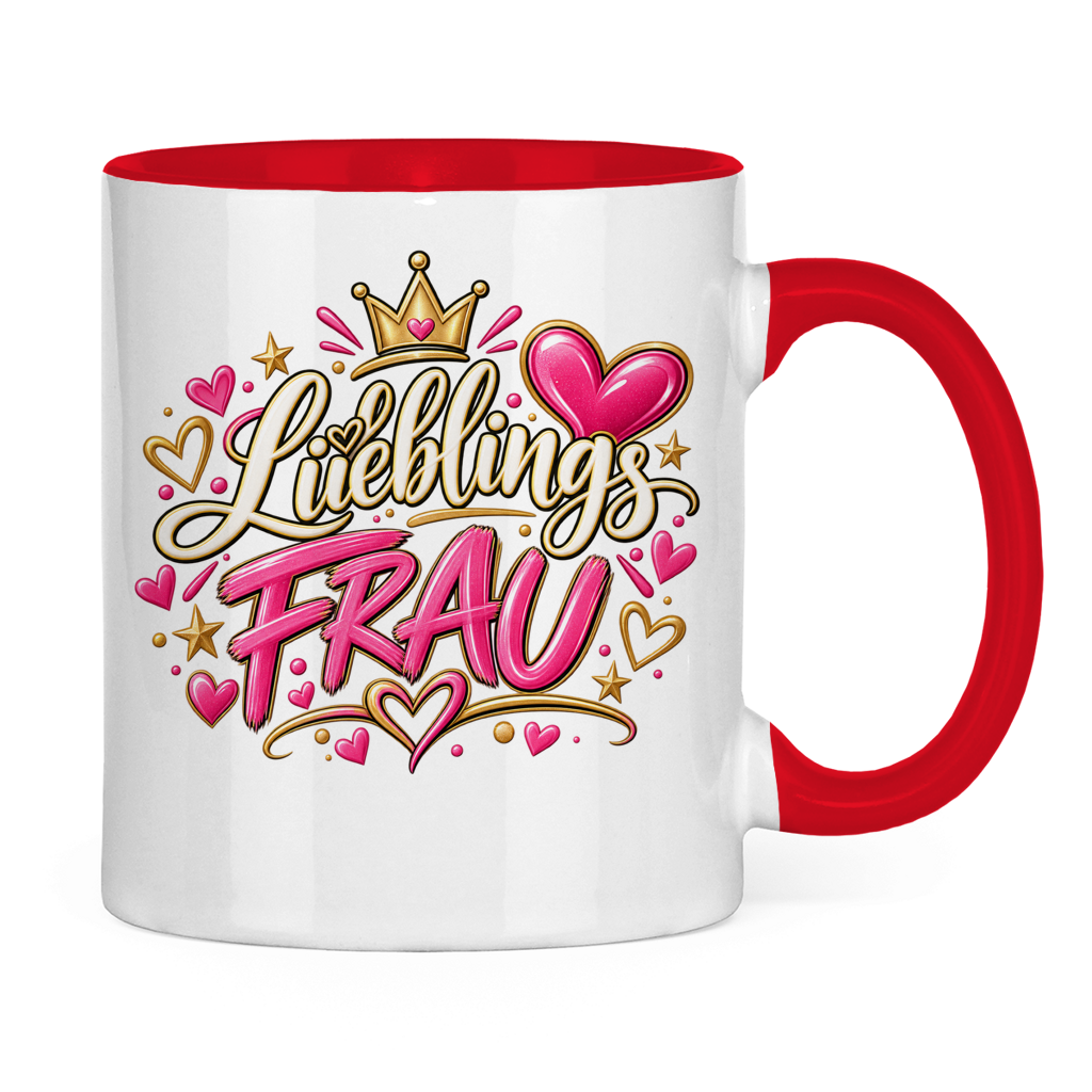 Lieblingsfrau Tasse – Geschenk für Ehefrau, Freundin & Partnerin