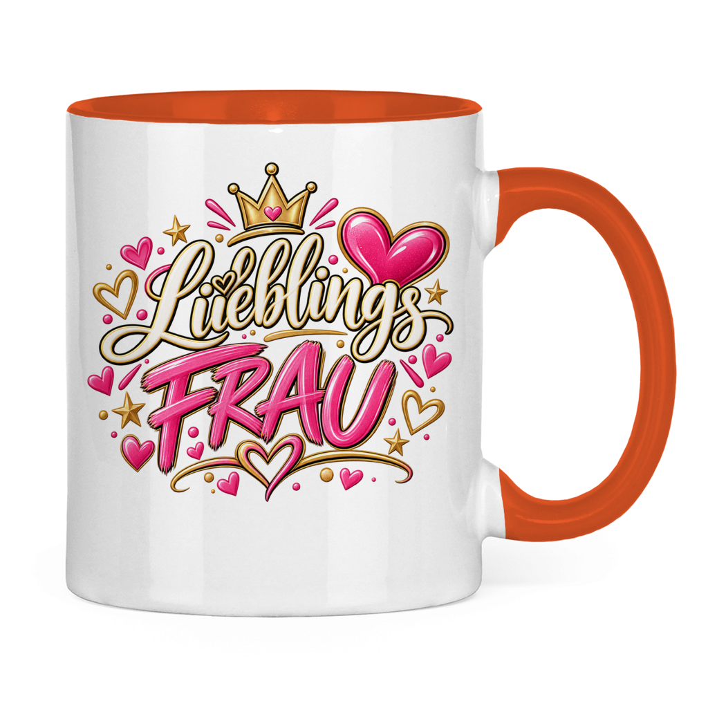 Lieblingsfrau Tasse – Geschenk für Ehefrau, Freundin & Partnerin