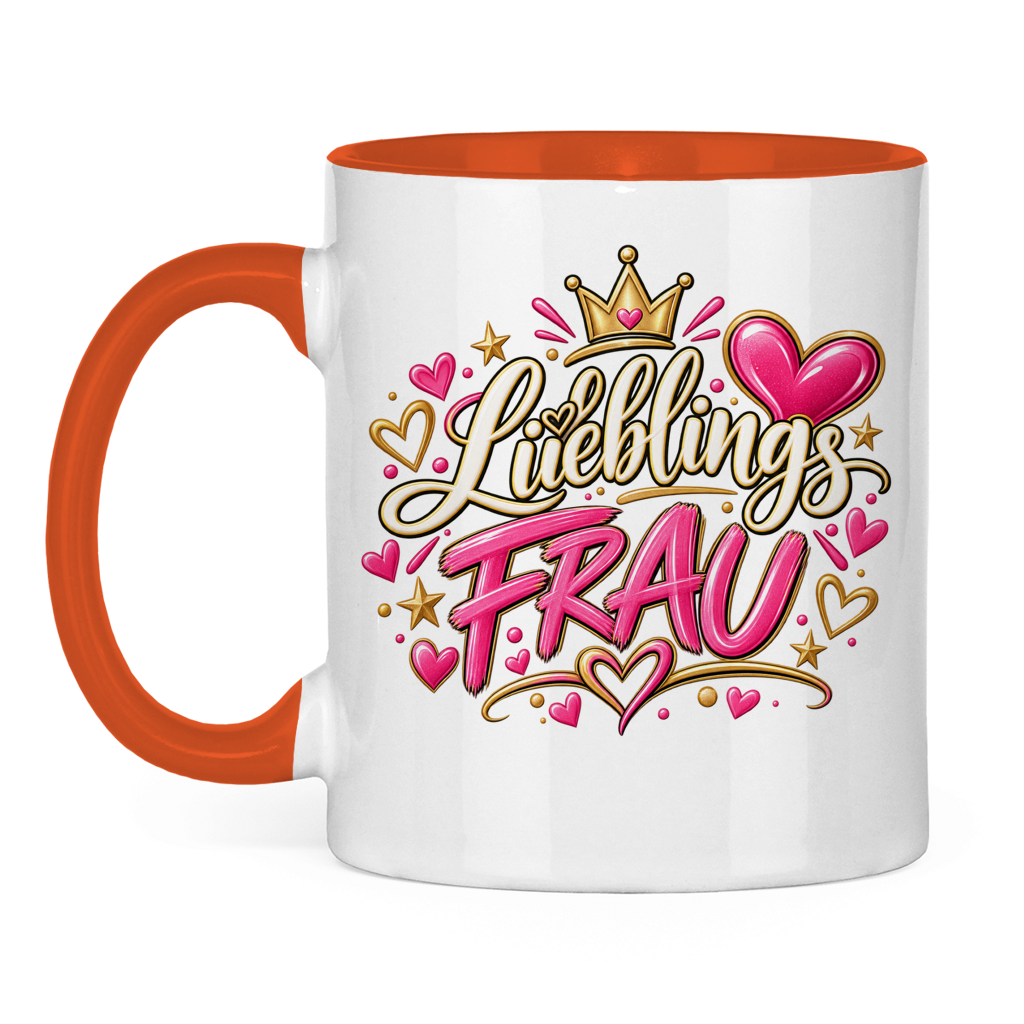 Lieblingsfrau Tasse – Geschenk für Ehefrau, Freundin & Partnerin