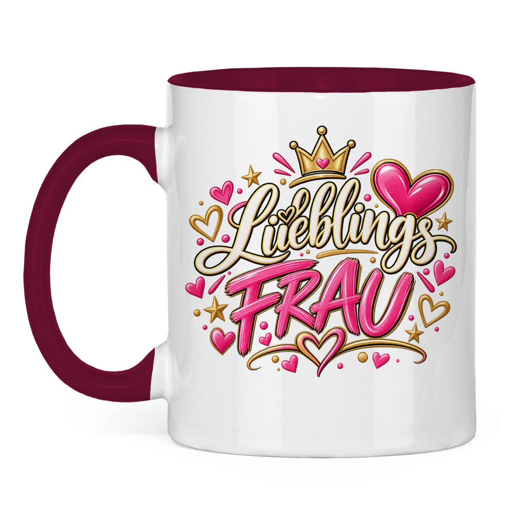 Lieblingsfrau Tasse – Geschenk für Ehefrau, Freundin & Partnerin