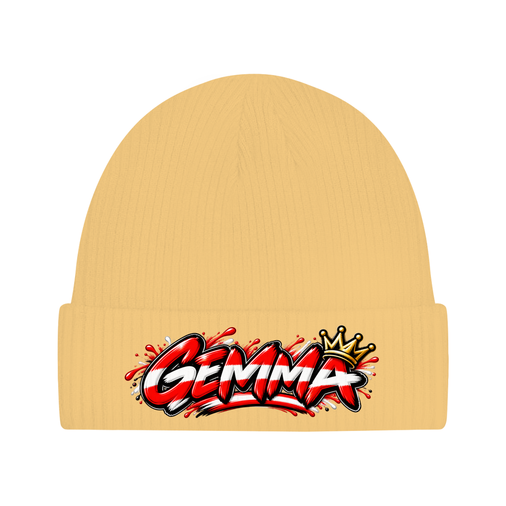 Österreich Beanie aus Bio-Baumwolle – GEMMA
