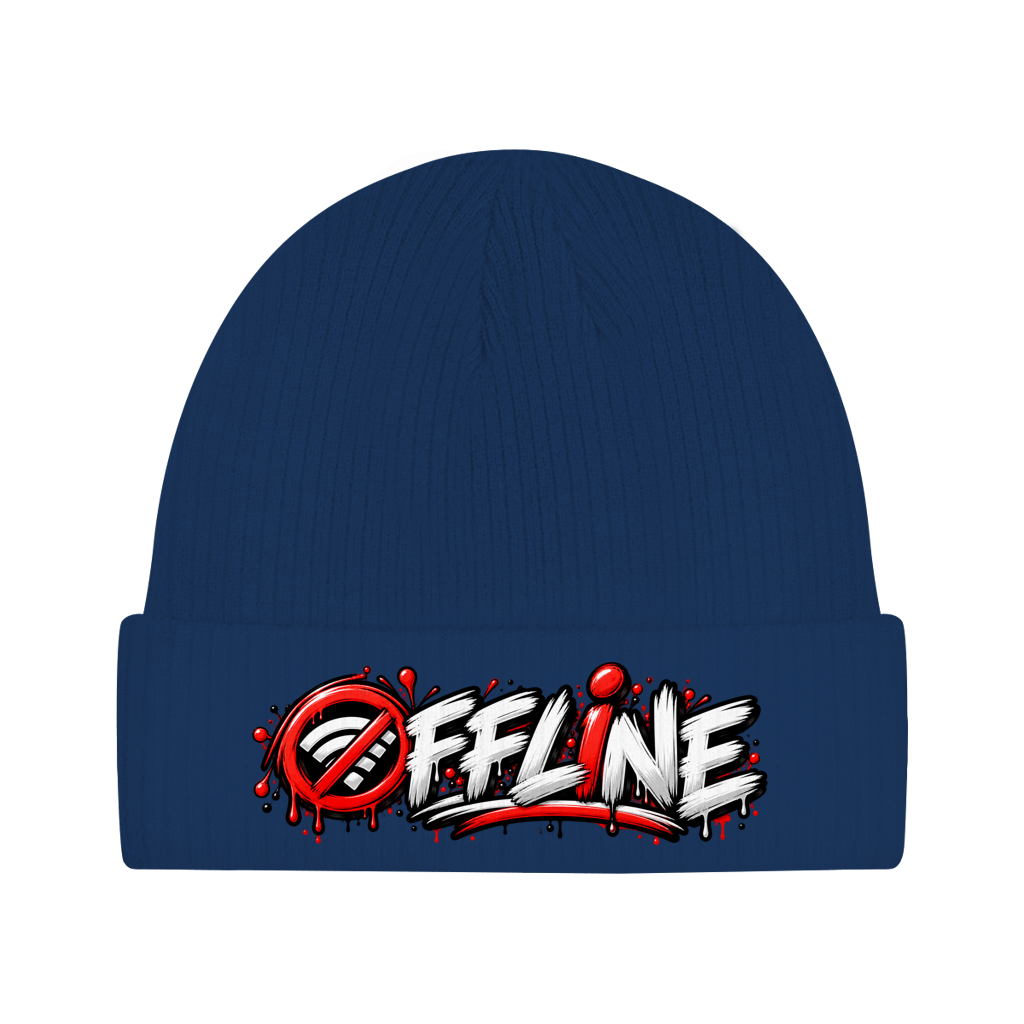 Beanie aus Bio-Baumwolle - Offline
