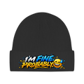 Beanie aus Bio-Baumwolle - I am fine probably