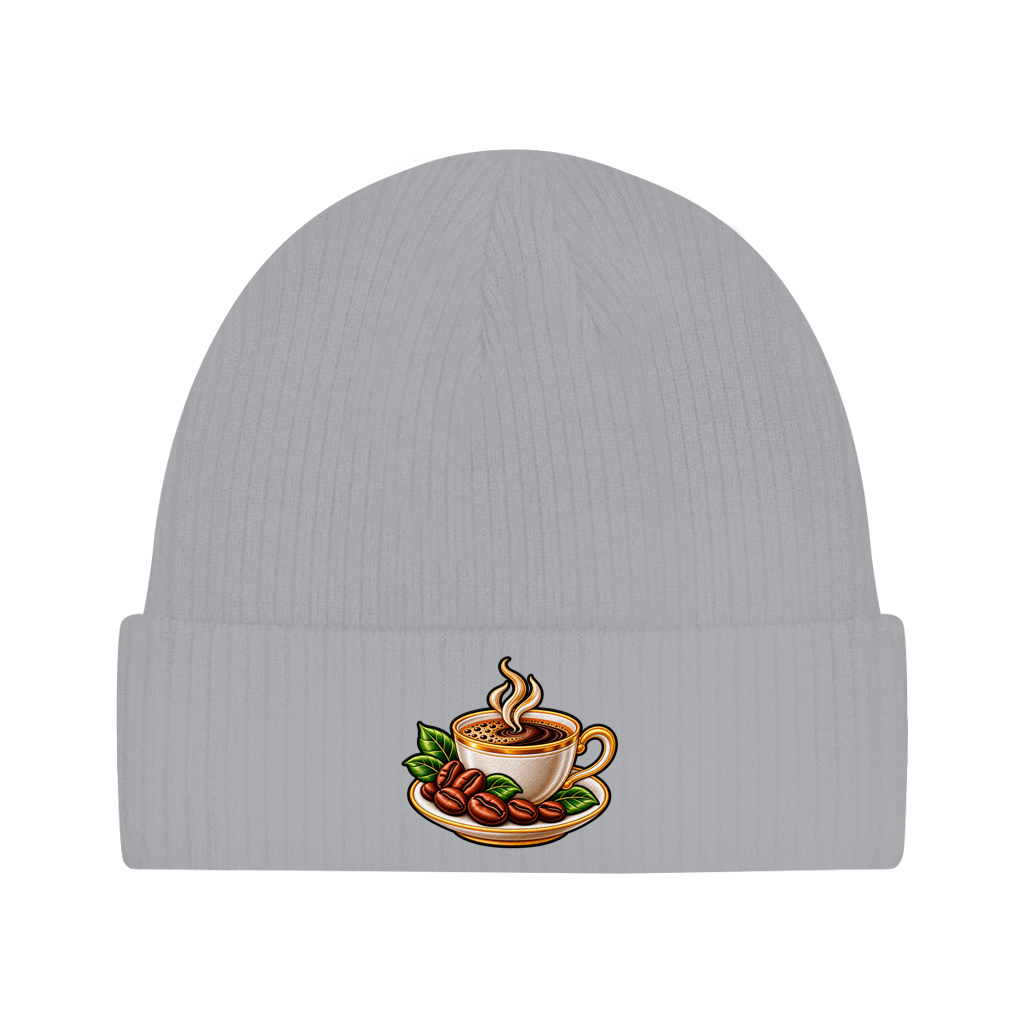 Beanie aus Bio-Baumwolle - Kaffeetasse