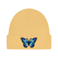 Beanie aus Bio-Baumwolle - Schmetterling