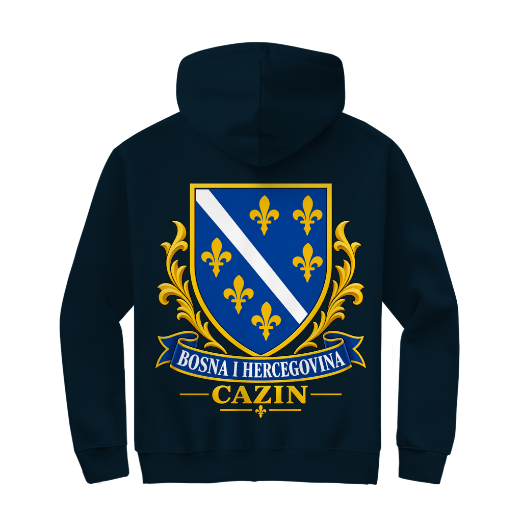Herren Zipper Hoodie GrbCazin