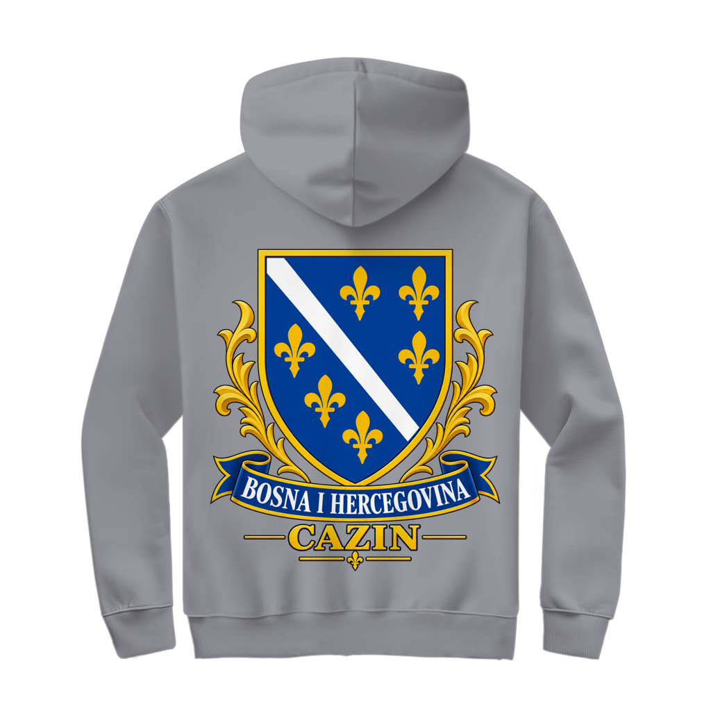 Herren Zipper Hoodie GrbCazin