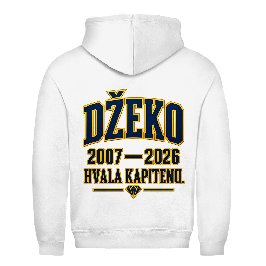 Džeko 11 Herren Hoodie – 2007–2026 Hvala Kapitenu | Bosnien Fan Hoodie