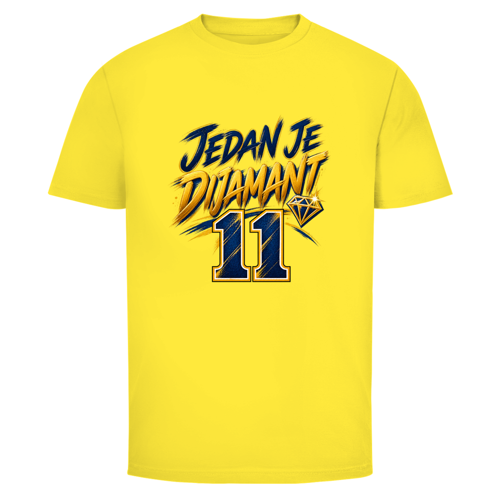 Jedan je Dijamant 11 Herren T-Shirt – Bosnien Fußball Fan Shirt