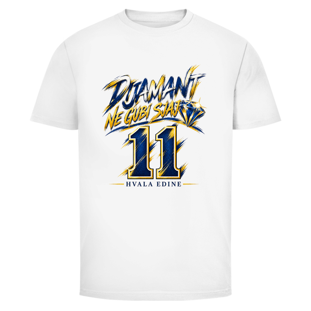 Dijamant ne gubi sjaj 11 Herren T-Shirt – Hvala Edine | Bosnien Fußball Shirt