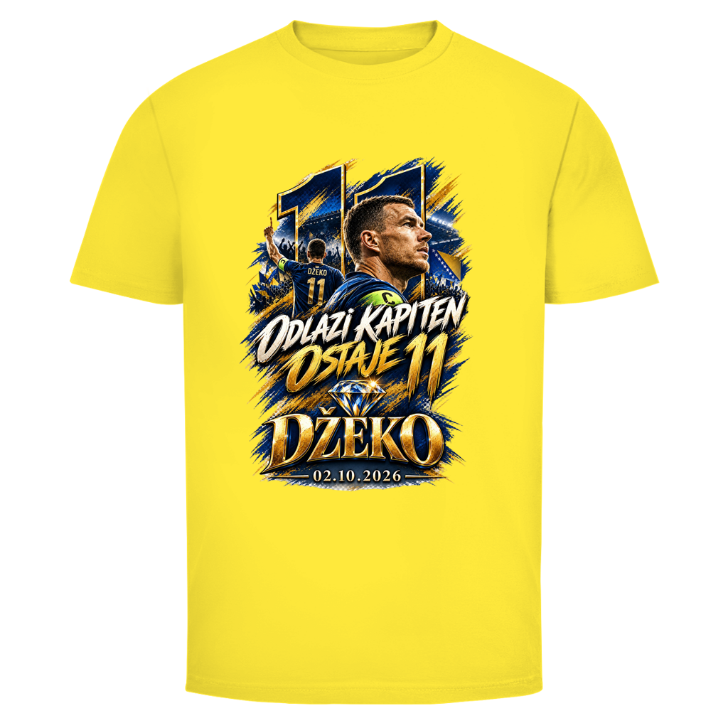 Odlazi Kapiten, Ostaje 11 – Džeko Herren T-Shirt 02.10.2026 | Bosnien Fußball