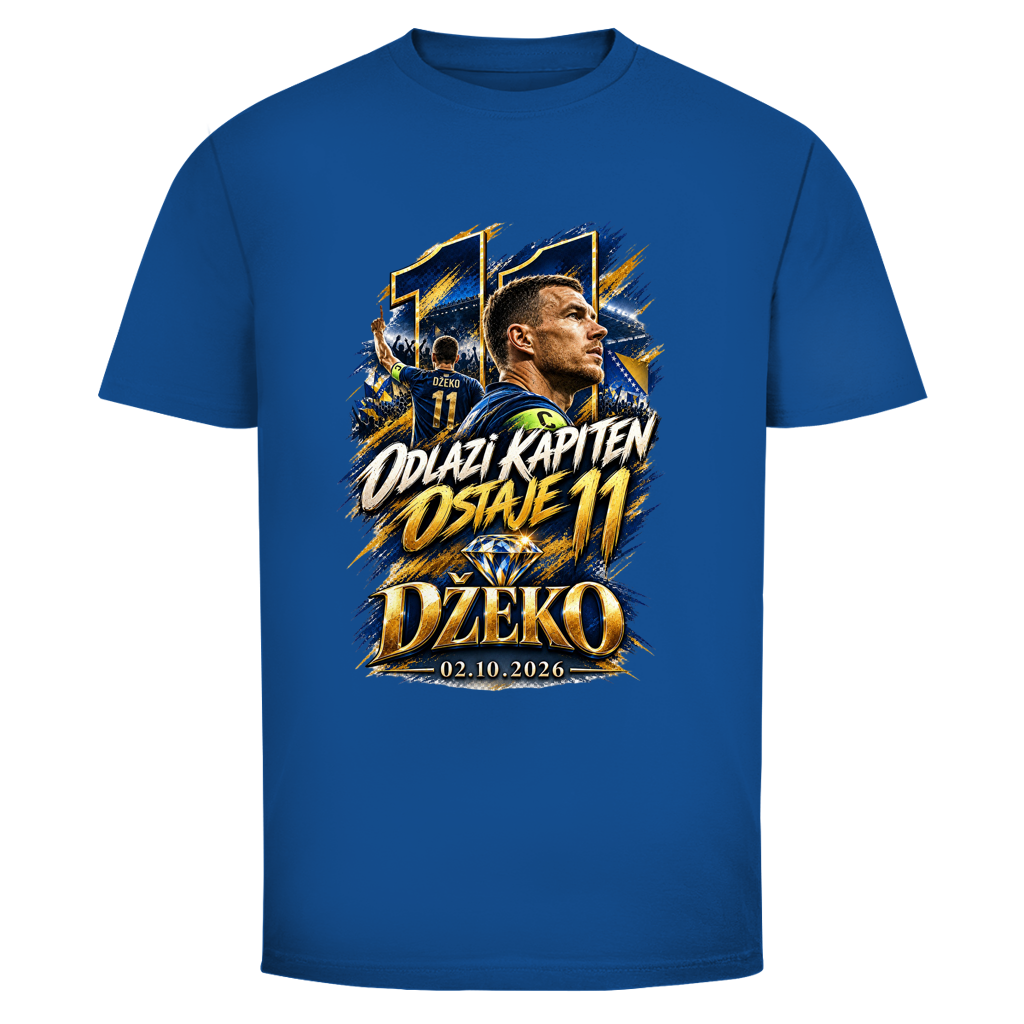 Odlazi Kapiten, Ostaje 11 – Džeko Herren T-Shirt 02.10.2026 | Bosnien Fußball