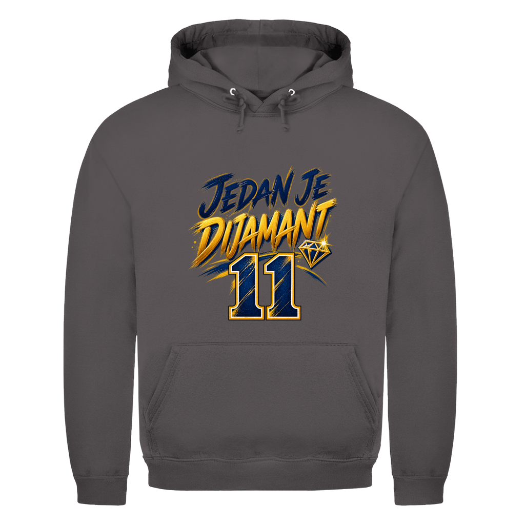Jedan je Dijamant 11 Herren Hoodie – Bosnien Fußball Fan Hoodie
