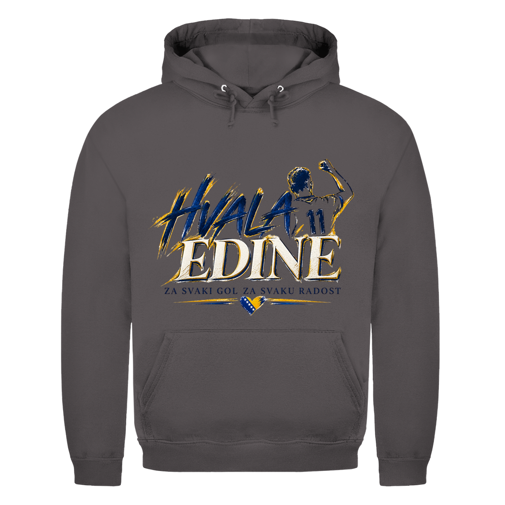 Hvala Edine 11 Herren Hoodie – Za svaki gol, za svaku radost | Bosnien Fußball