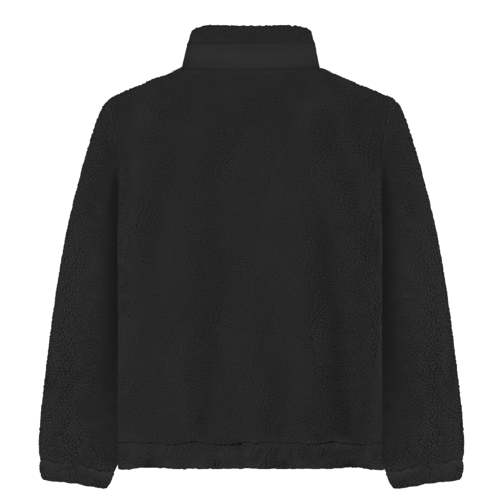 Sherpa Jacke Schneeflocke – Unisex Fleece Jacke mit Motiv | Cozy & Warm