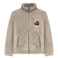 Sherpa Jacke Kirschen – Unisex Fleece Jacke mit Motiv | Cozy & Warm