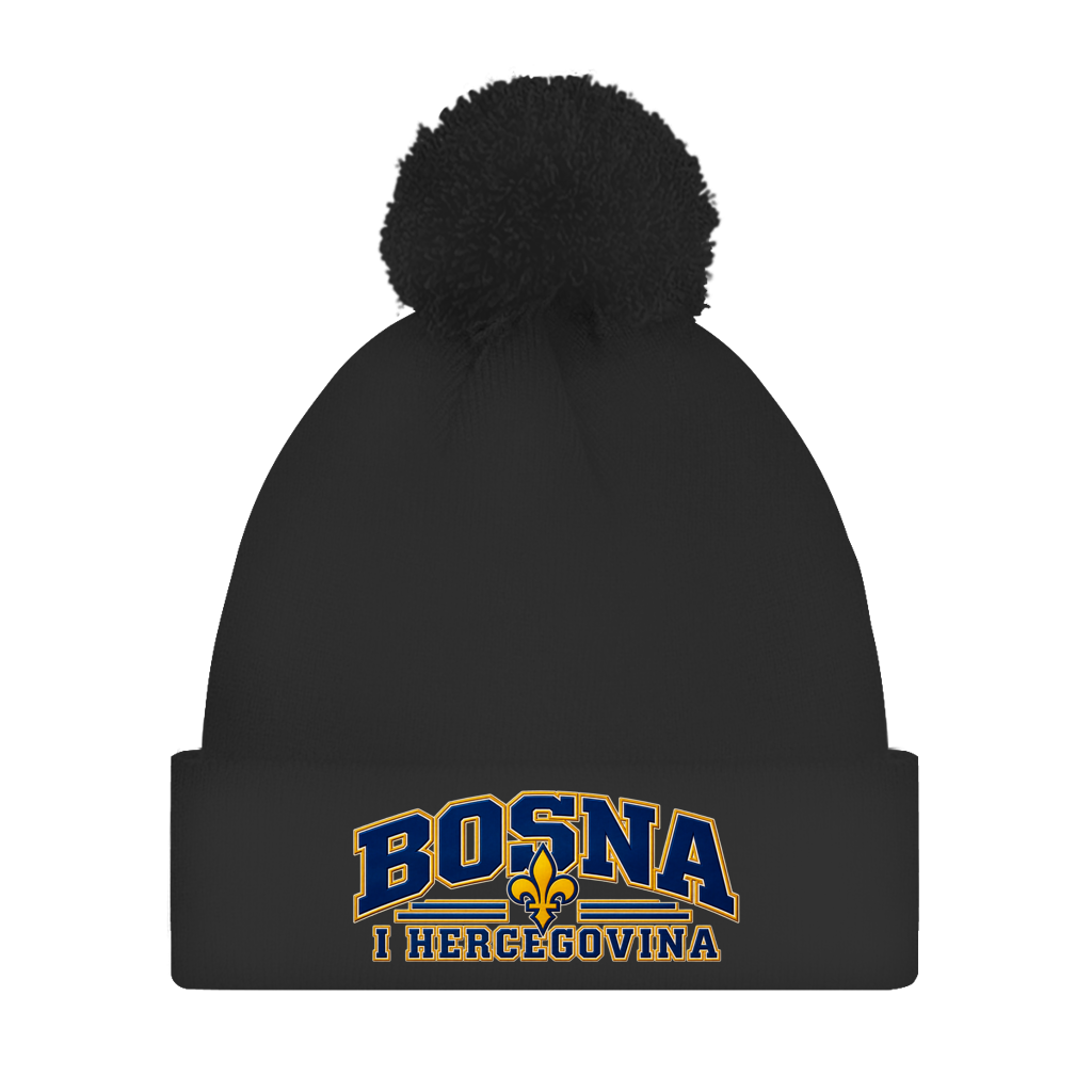 Bommelmütze Bosnien mit Pompon | Bosna i Hercegovina