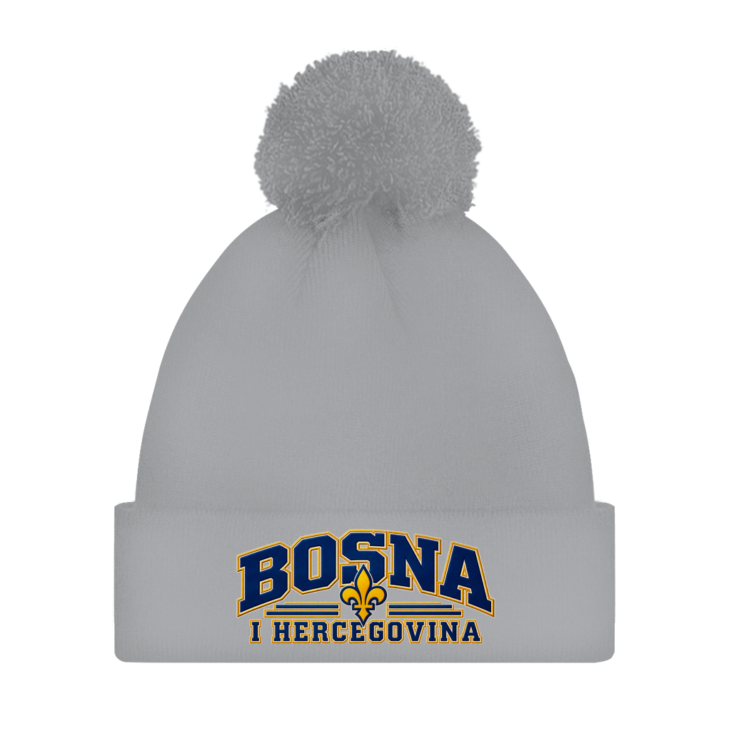Bommelmütze Bosnien mit Pompon | Bosna i Hercegovina