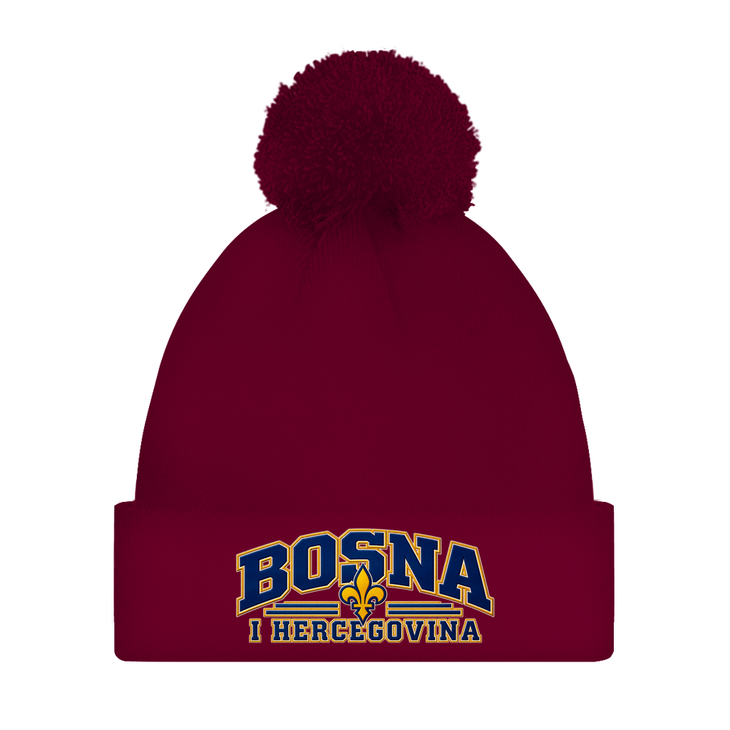 Bommelmütze Bosnien mit Pompon | Bosna i Hercegovina