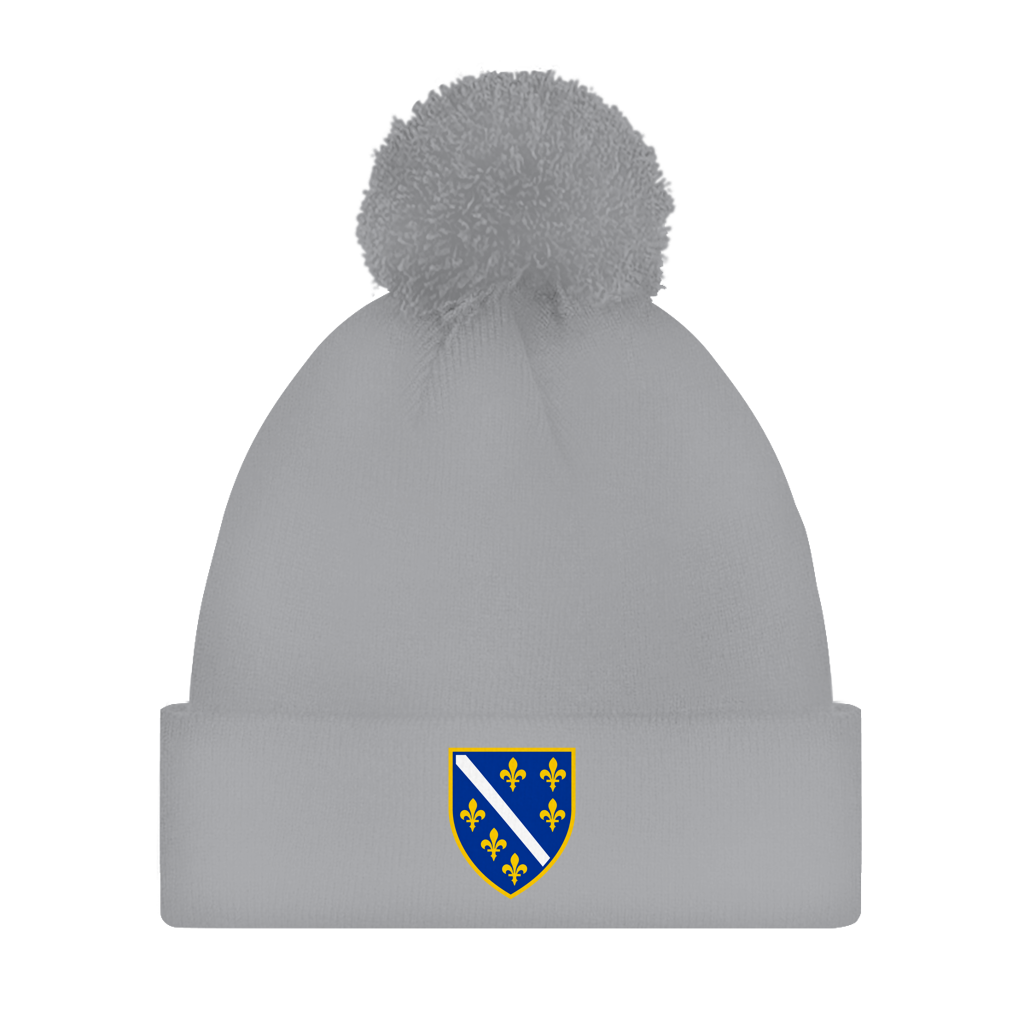 Bommelmütze Bosnien mit Pompon | Bosanski grb