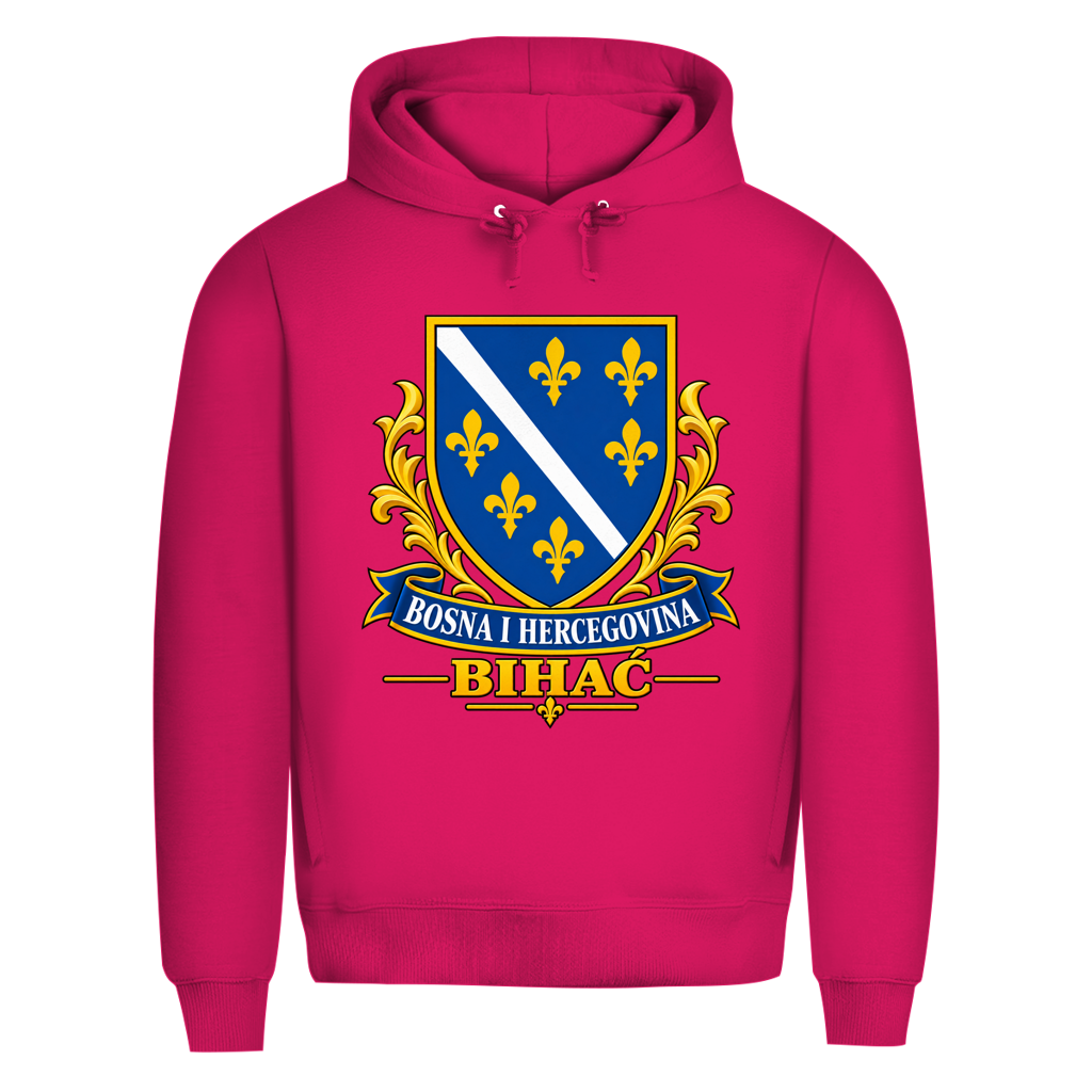Herren Premium Bio Hoodie Bosanski Grb Bihac