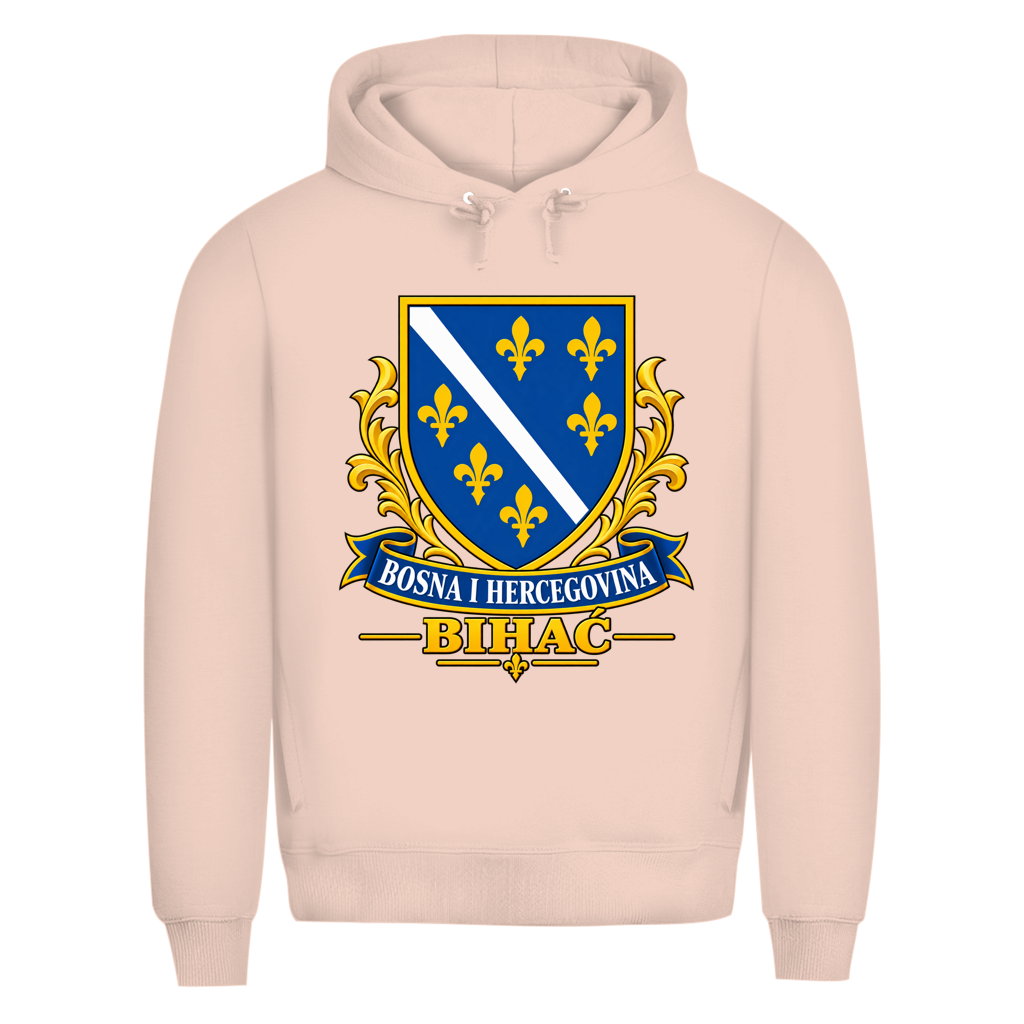 Herren Premium Bio Hoodie Bosanski Grb Bihac