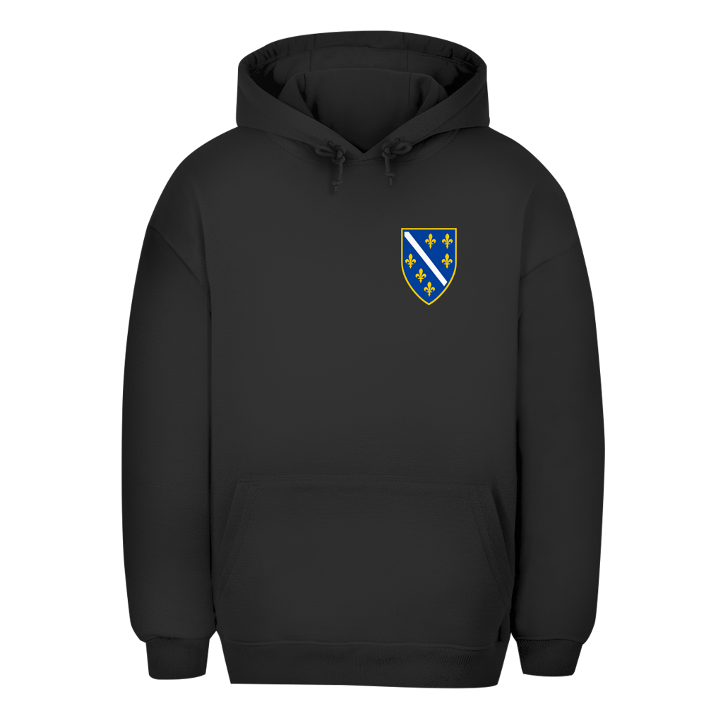 Unisex oversized dukserica Bosna – bosanski grb desno | BiH