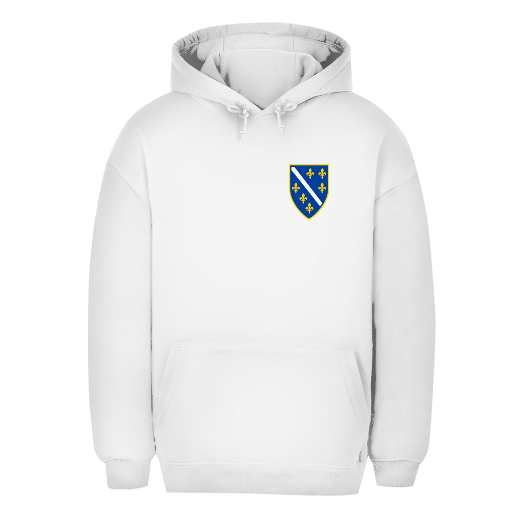 Unisex oversized dukserica Bosna – bosanski grb desno | BiH