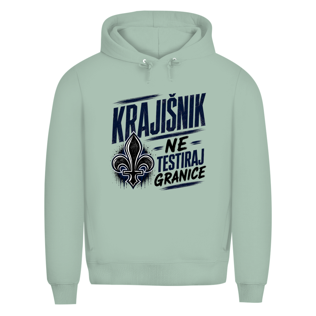KRAJIŠNIK Herren Premium Bio Hoodie - Ne testiraj granice