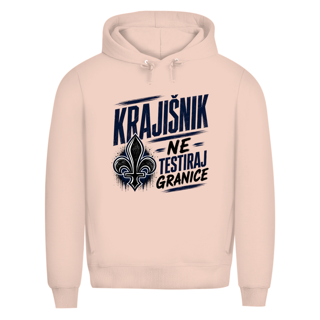 KRAJIŠNIK Herren Premium Bio Hoodie - Ne testiraj granice