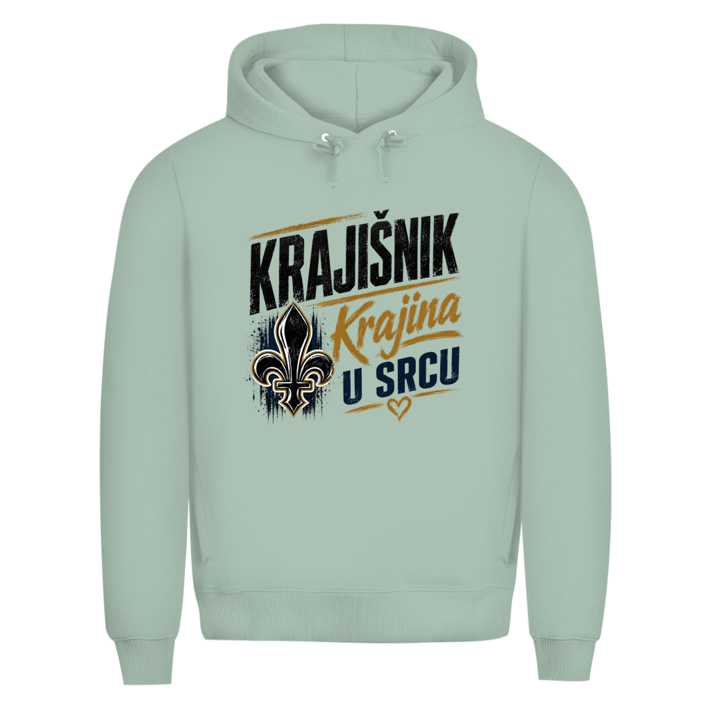KRAJIŠNIK Herren Premium Bio Hoodie - Krajina u srcu