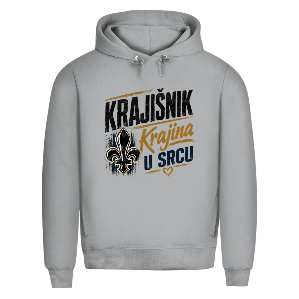 KRAJIŠNIK Herren Premium Bio Hoodie - Krajina u srcu