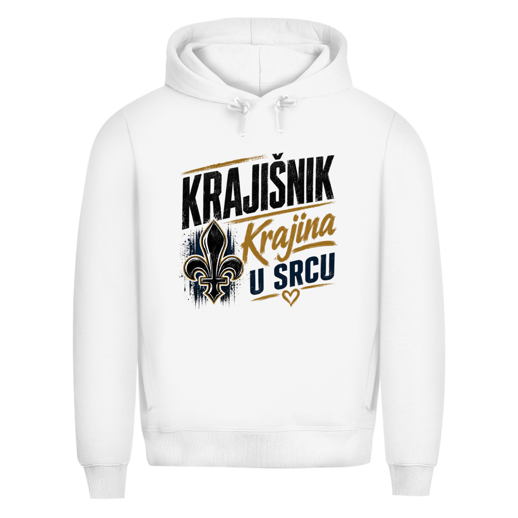 KRAJIŠNIK Herren Premium Bio Hoodie - Krajina u srcu