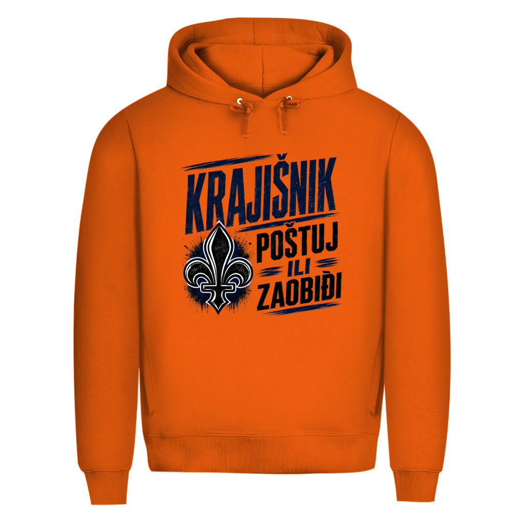 KRAJIŠNIK Herren Premium Bio Hoodie - Postuj il zaobidji