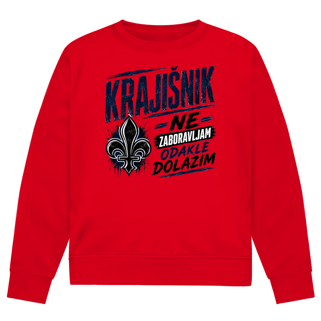 Krajisnik Herren Premium Bio Sweatshirt Ne zaboravljam odakle dolazim
