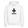 Krajina Herren Premium Bio Hoodie – Bosanski ljiljan crni
