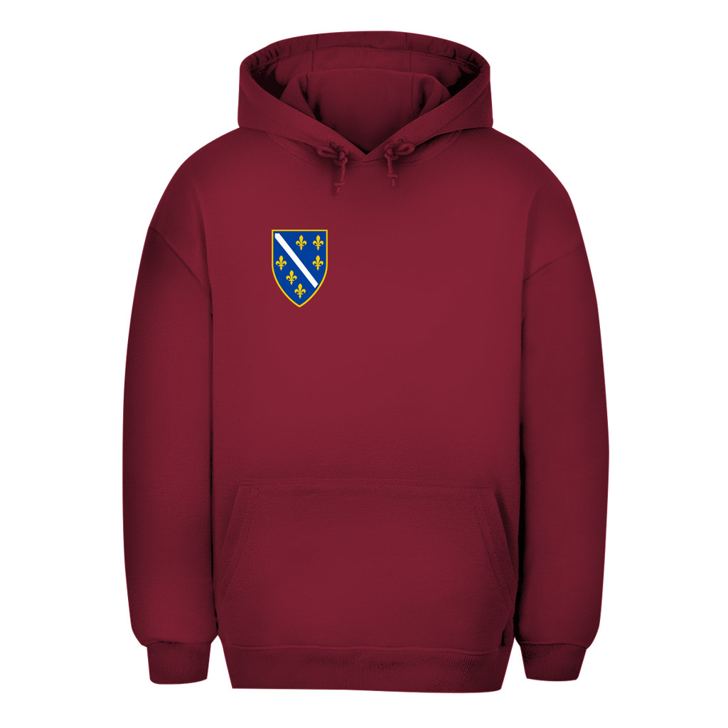 Unisex Oversize hudica Bosna – Grb BiH na lijevoj strani | BiH