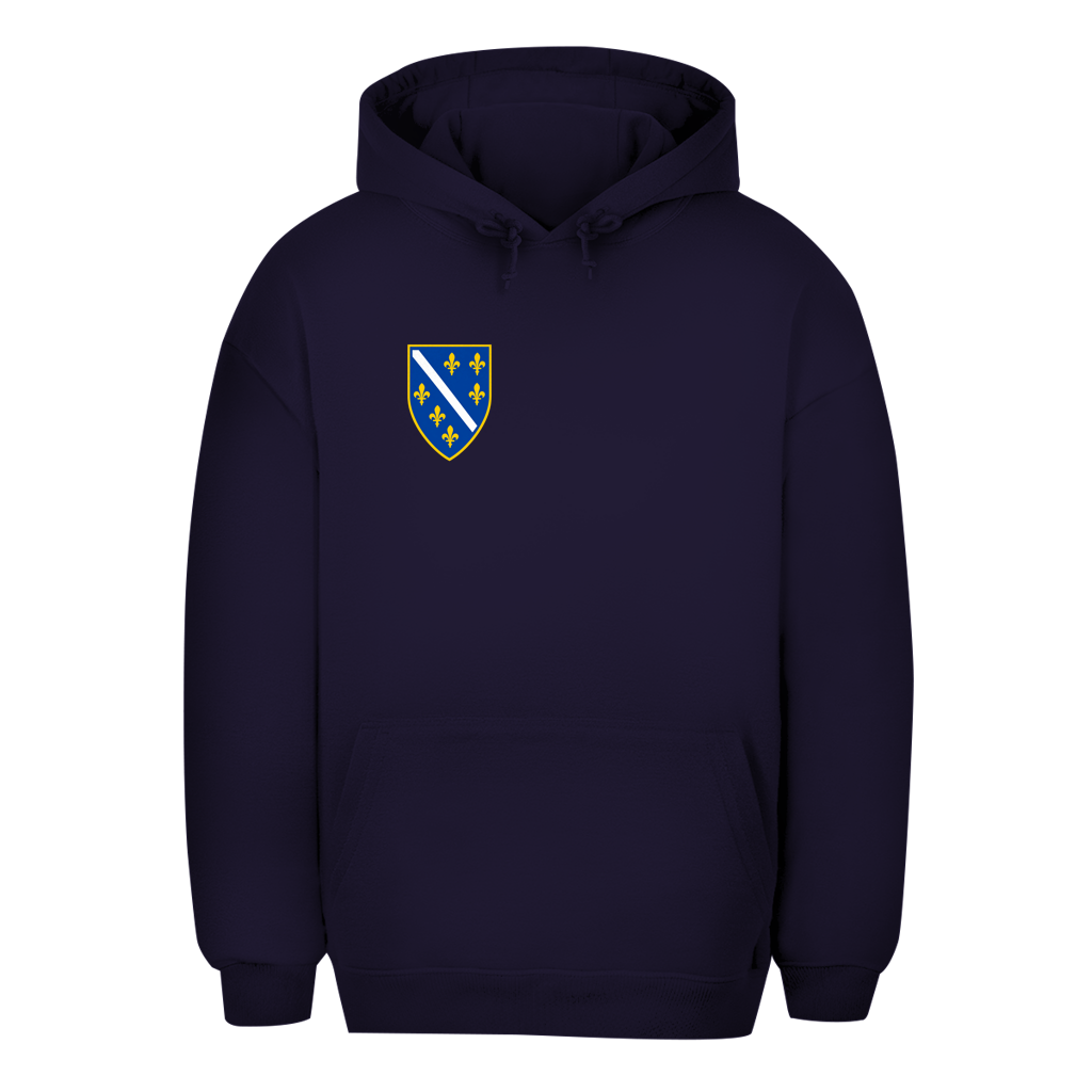 Unisex Oversize hudica Bosna – Grb BiH na lijevoj strani | BiH