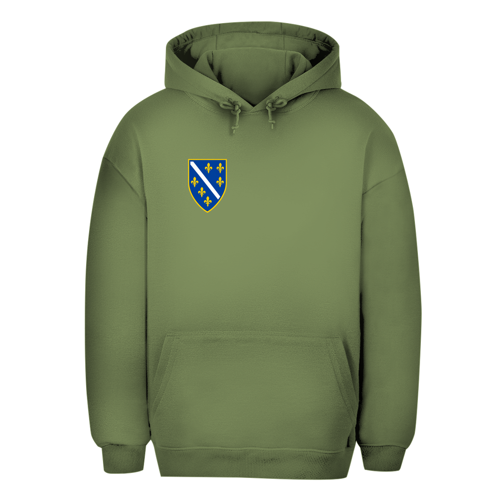Unisex Oversize hudica Bosna – Grb BiH na lijevoj strani | BiH