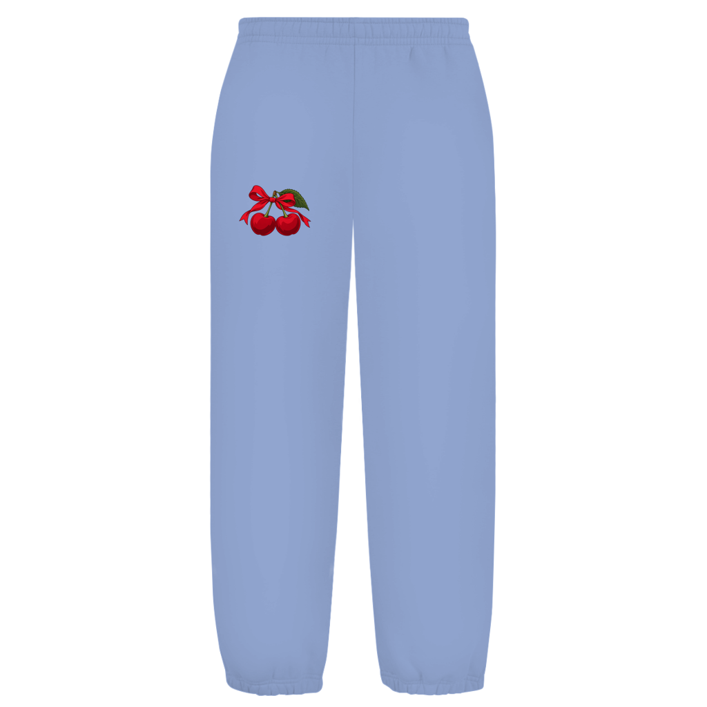 Oversize plišane trenerke – Cherry Vibes | Uniseks donji dio trenerke