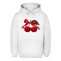 Unisex prevelika dukserica – Cherry Vibes | Dukserica sa kapuljačom i motivom trešnje