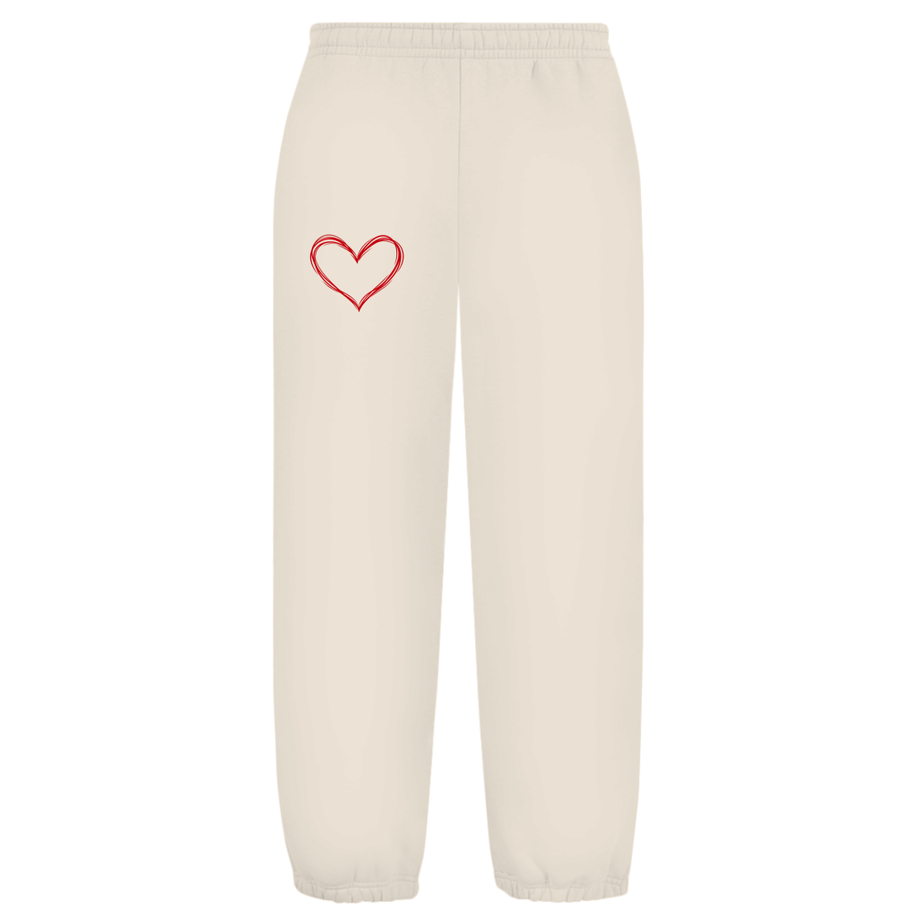 Oversize plišane trenerke – Heart Vibes | Trenerka sa srcem