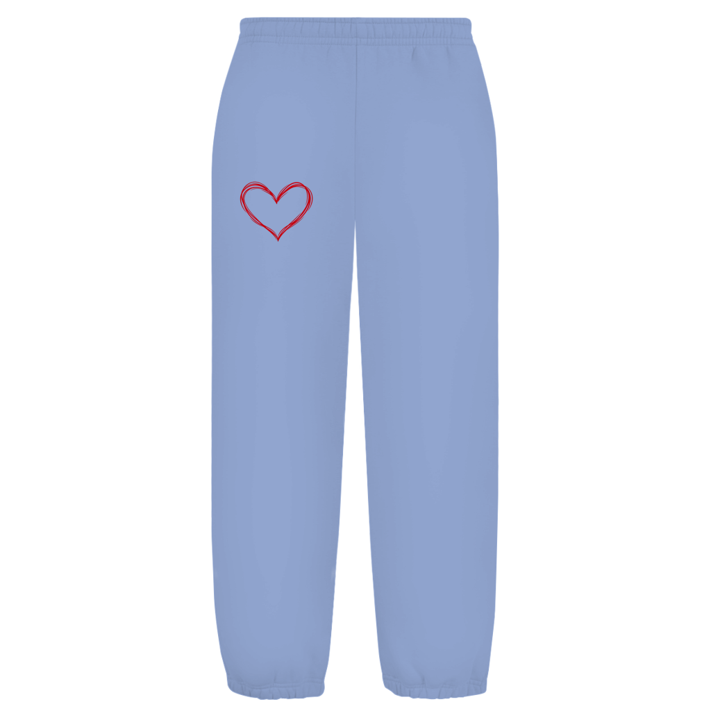 Oversize plišane trenerke – Heart Vibes | Trenerka sa srcem