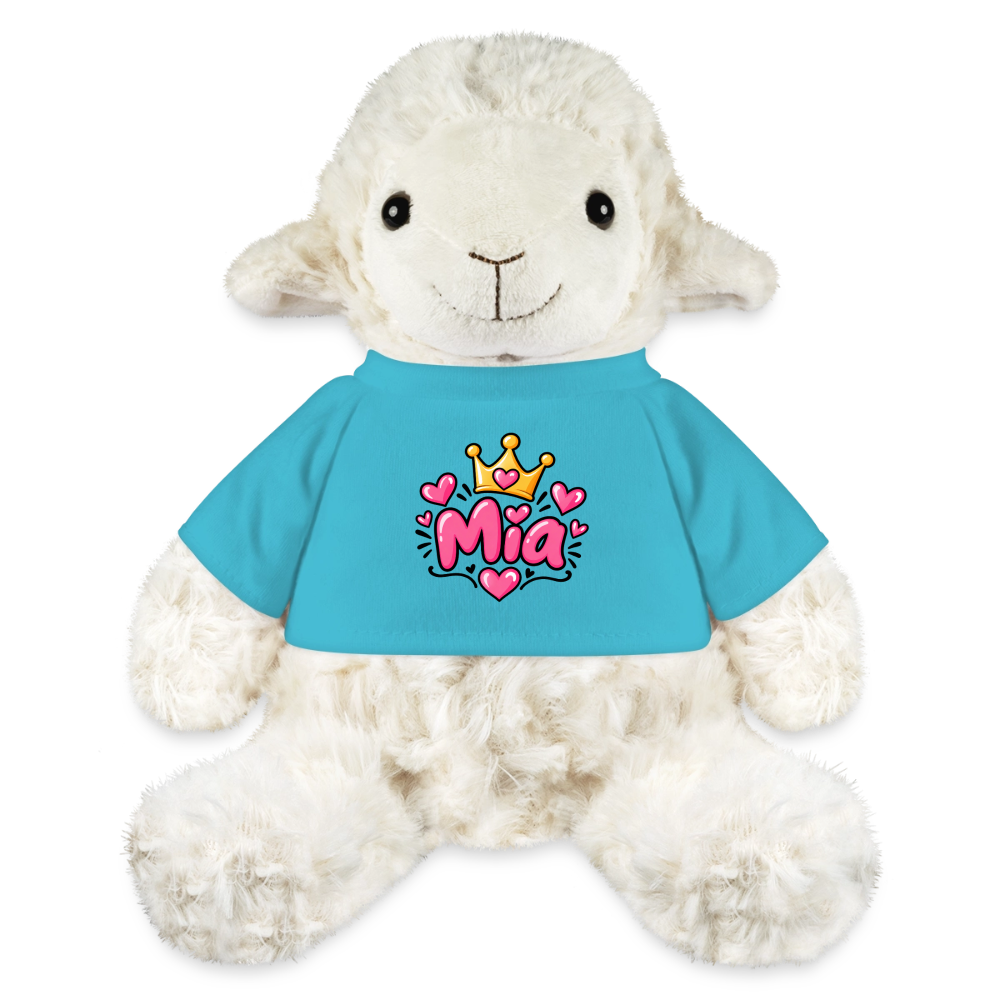MiniFeet® Schaf Annika MIA – Personalisierbar mit Namen & Design - Atollblau