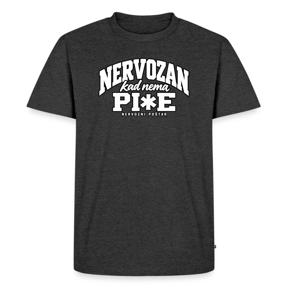 Männer Premium T-Shirt - Anthrazit meliert